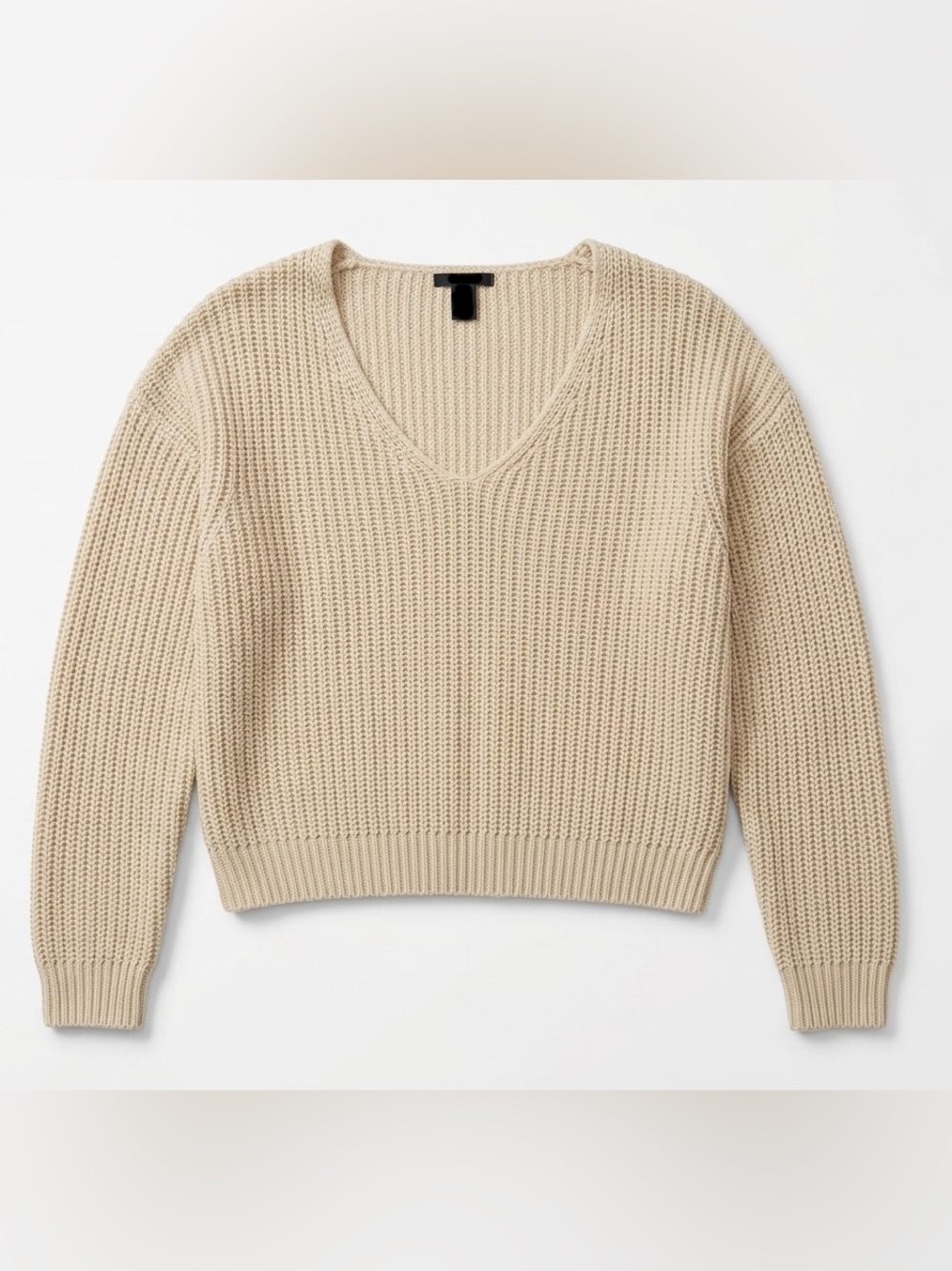 Chunky Knit Sweater in Beige